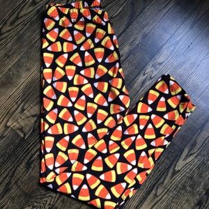 NEW- Candy Corn Leggings